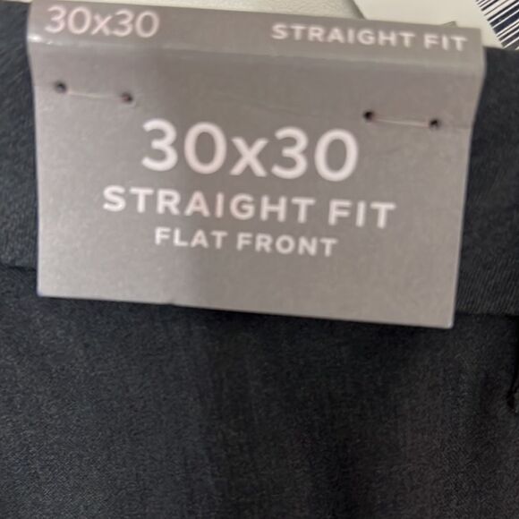 Van Heusen Traveler Grayn30 X 30 Straight Fit Flat Front Mens Dress Slack Pant - Picture 5 of 6